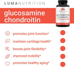 Luma Nutrition Glucosamine Chondroitin MSM - 90 capsules