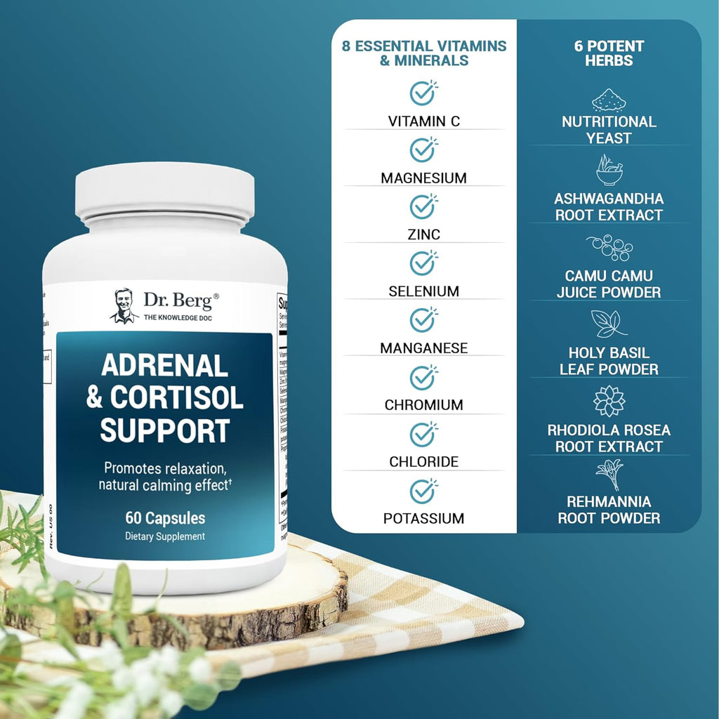 Dr. Berg Adrenal Cortisol Capsules 60 count DirectBuyin