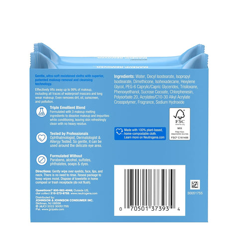 Neutrogena Cleansing Fragrance Free Makeup Remover Face Wipes – DirectBuyin