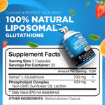 Nutrivein Liposomal Glutathione Setria® 700mg - 60 Capsules