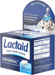 Lactaid Original Strength Lactose Intolerance Relief Caplets with Natural Lactase Enzyme, 120 ct