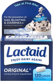 Lactaid Original Strength Lactose Intolerance Relief Caplets with Natural Lactase Enzyme, 120 ct